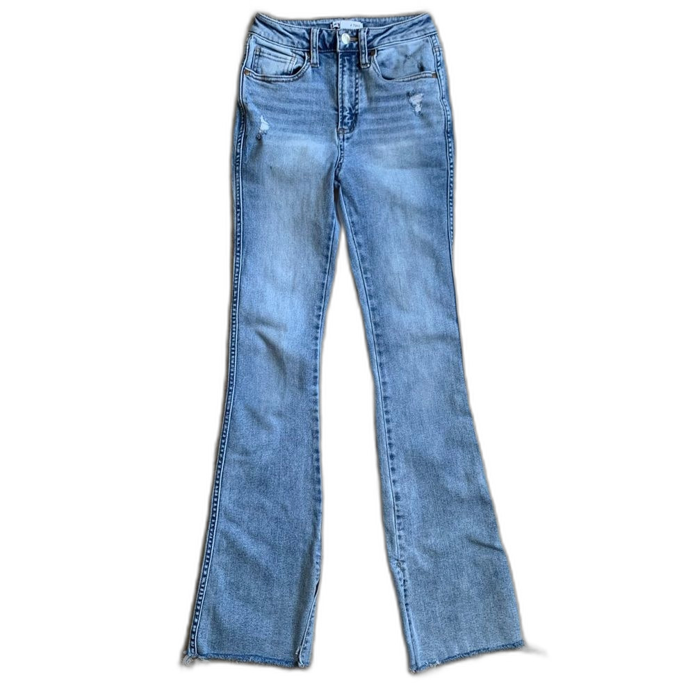 Light Blue Women's Flared Jeans